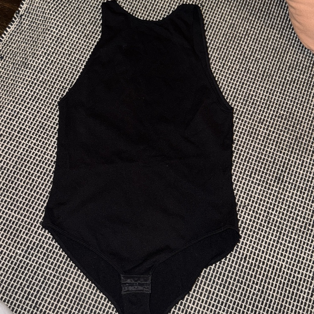 Cotton Candy Black Seamless Bodysuit One Piece Sz S/M